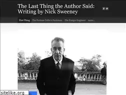 Sites similar to nicksweeneywriting.com