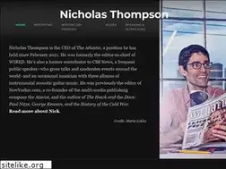 Sites similar to nickthompson.com