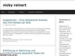 Sites similar to nickyreinert.de