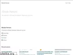 Sites similar to nicolaferraro.me