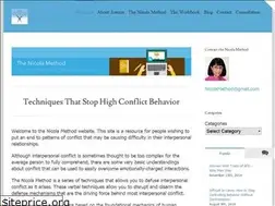 Sites similar to nicolamethodforhighconflict.com