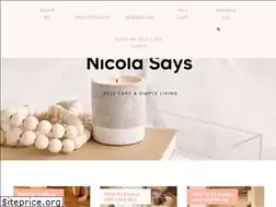 Sites similar to nicolasays.co.uk