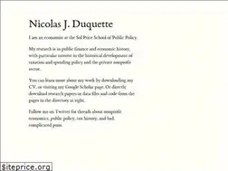 Sites similar to nicolasduquette.com