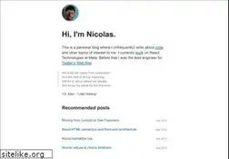 Sites similar to nicolasgallagher.com