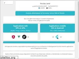 Sites similar to nicolasjanel.fr