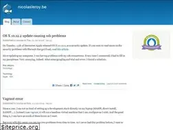 Sites similar to nicolasleroy.be