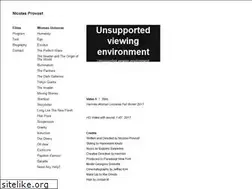 Sites similar to nicolasprovost.com