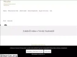 Sites similar to nicoleszalon.hu