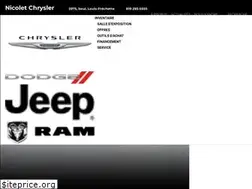 Sites similar to nicoletchryslerfiat.com