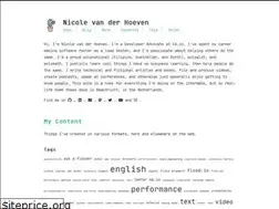 Sites similar to nicolevanderhoeven.com