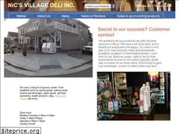 Sites similar to nicsvillagedeli.com