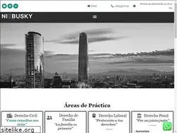 Sites similar to niebuskyabogados.cl