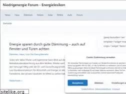 Sites similar to niedrigenergieforum.de