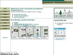 Sites similar to nietlebener-heimatverein.de