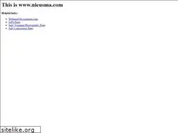Sites similar to nieusma.com