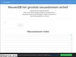 Sites similar to nieuwsdb.nl