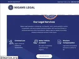 Sites similar to nigamslegal.com.au