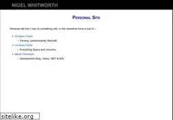Sites similar to nigelwhitworth.com