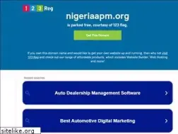 Sites similar to nigeriaapm.org