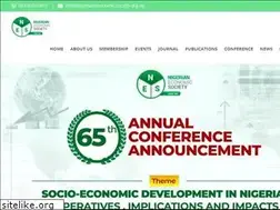 Sites similar to nigerianeconomicsociety.org