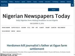 Sites similar to nigeriannewspapers.today