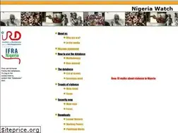 Sites similar to nigeriawatch.org