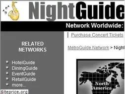 Sites similar to nightguide.com