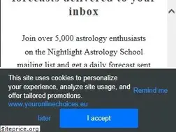 Sites similar to nightlightastrology.com