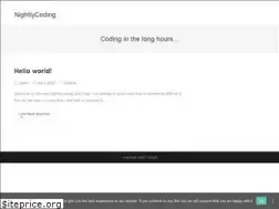 Sites similar to nightlycoding.com