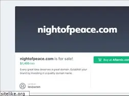 Sites similar to nightofpeace.com