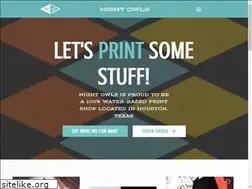 Sites similar to nightowlsprint.com
