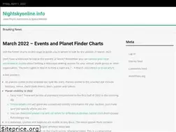 Sites similar to nightskyonline.info