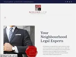 Sites similar to nihanglaw.ca