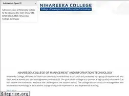 Sites similar to nihareekacollege.edu.np