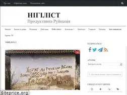 Sites similar to nihilist.li