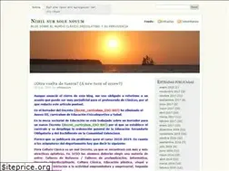 Sites similar to nihilnovum.wordpress.com