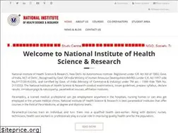 Sites similar to nihsr.com