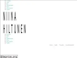 Sites similar to niinahiltunen.com