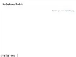 Sites similar to nikclayton.github.io
