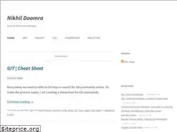 Sites similar to nikhildoomra.wordpress.com