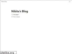 Sites similar to nikitablog.com