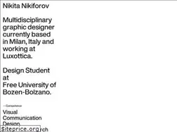 Sites similar to nikitanikiforov.it