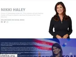 Sites similar to nikkihaley.com