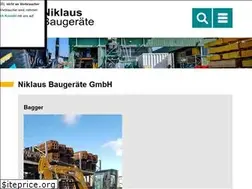 Sites similar to niklaus-baugeraete.de