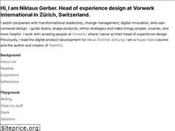 Sites similar to niklausgerber.com