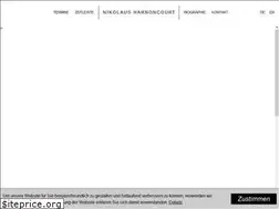 Sites similar to nikolausharnoncourt.de
