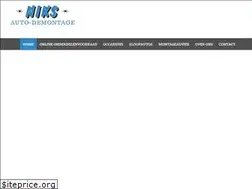 Sites similar to niks-autodemontage.nl