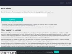 Sites similar to nikto.online