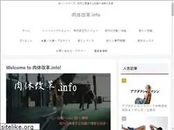 Sites similar to nikutai-kaikaku.info