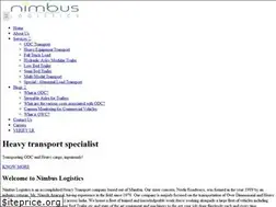 Sites similar to nimbuslogistics.in
